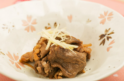 牛肉と豚肉のしぐれ煮