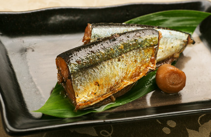 サンマの梅煮