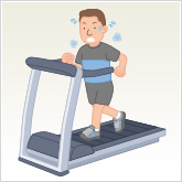 早朝ランニングやジムなどで、適度な運動を!