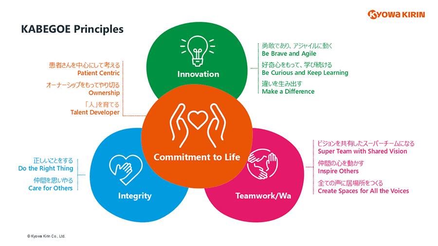 11の「KABEGOE Principles」イメージ図